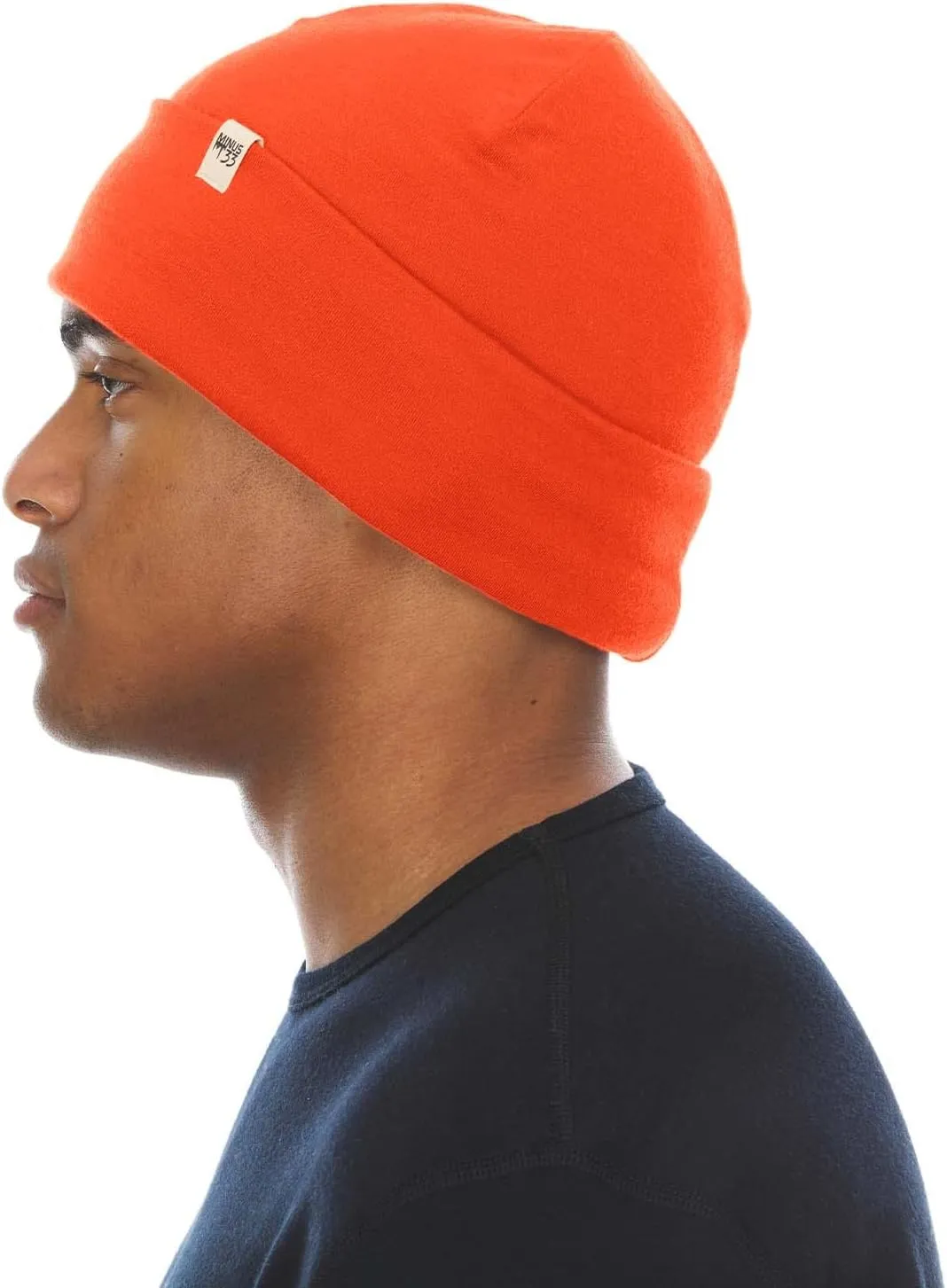 100% Merino Wool Cuff Beanie - Mens & Womens Warm Winter Hat - Watch Cap - Toque