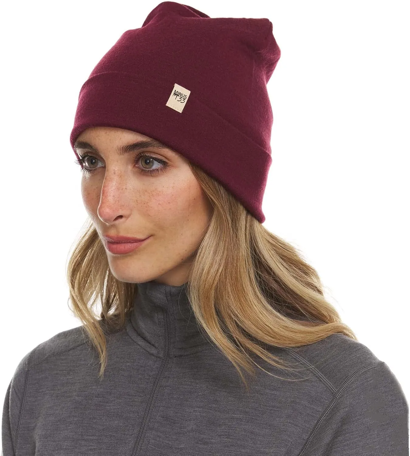 100% Merino Wool Cuff Beanie - Mens & Womens Warm Winter Hat - Watch Cap - Toque