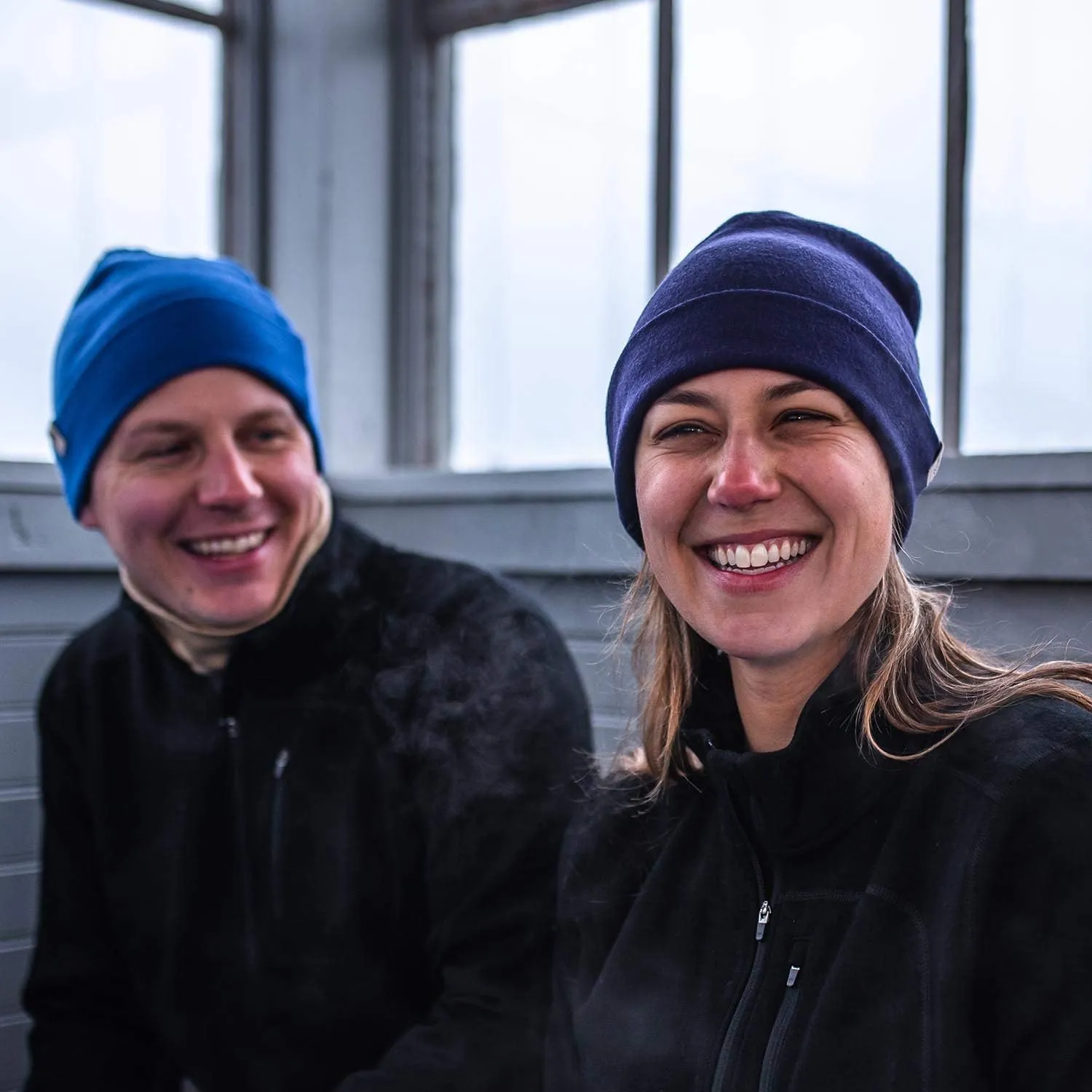 100% Merino Wool Cuff Beanie - Mens & Womens Warm Winter Hat - Watch Cap - Toque