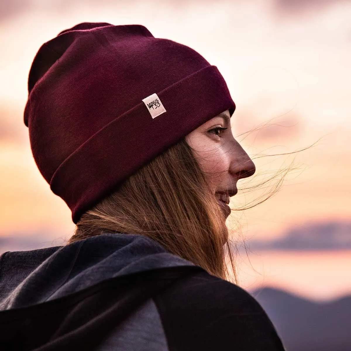 100% Merino Wool Cuff Beanie - Mens & Womens Warm Winter Hat - Watch Cap - Toque