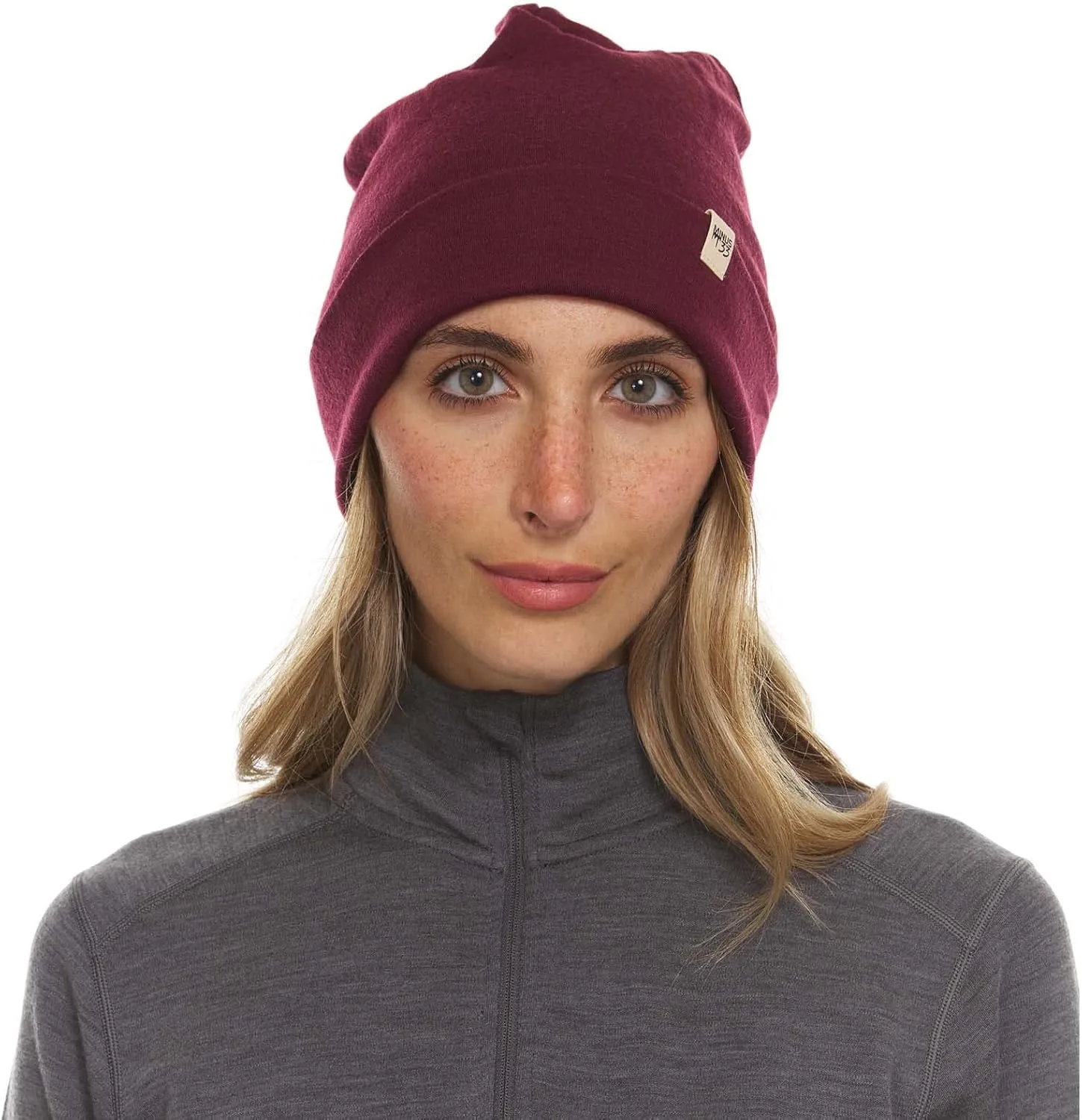 100% Merino Wool Cuff Beanie - Mens & Womens Warm Winter Hat - Watch Cap - Toque