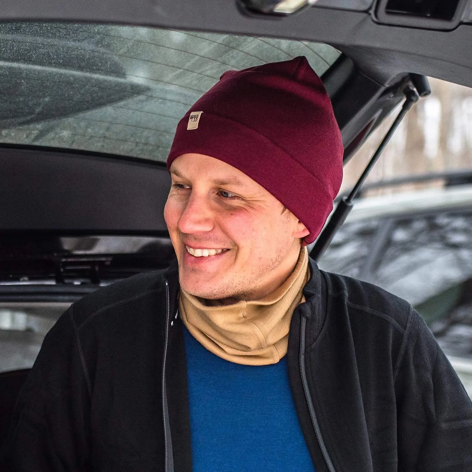 100% Merino Wool Cuff Beanie - Mens & Womens Warm Winter Hat - Watch Cap - Toque