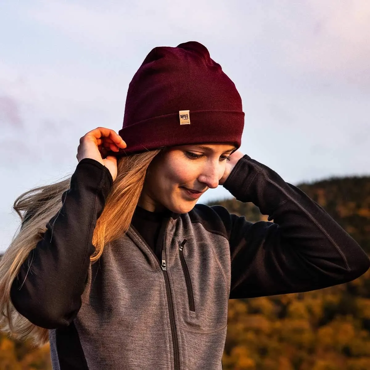 100% Merino Wool Cuff Beanie - Mens & Womens Warm Winter Hat - Watch Cap - Toque