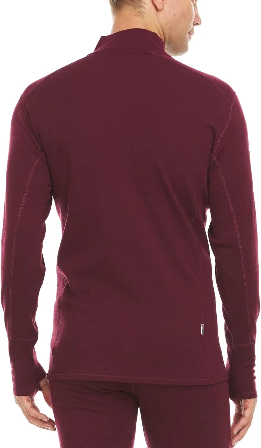 100% Merino Wool - Men’s Midweight Quarter Zip - Warm Pullover - Midlayer