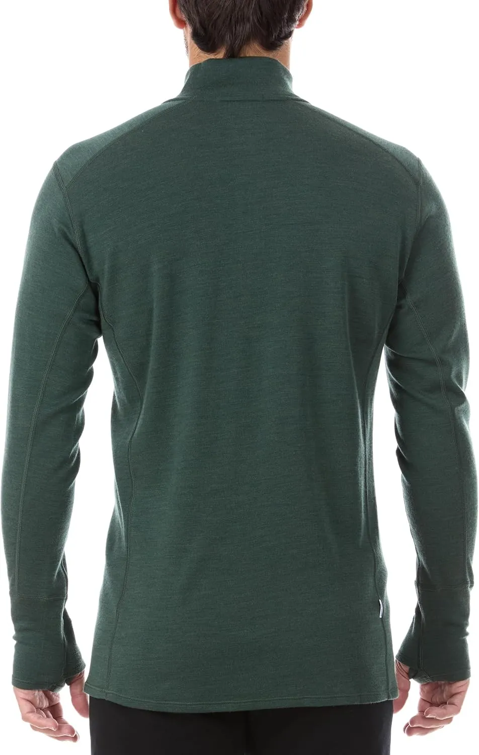 100% Merino Wool - Men’s Midweight Quarter Zip - Warm Pullover - Midlayer