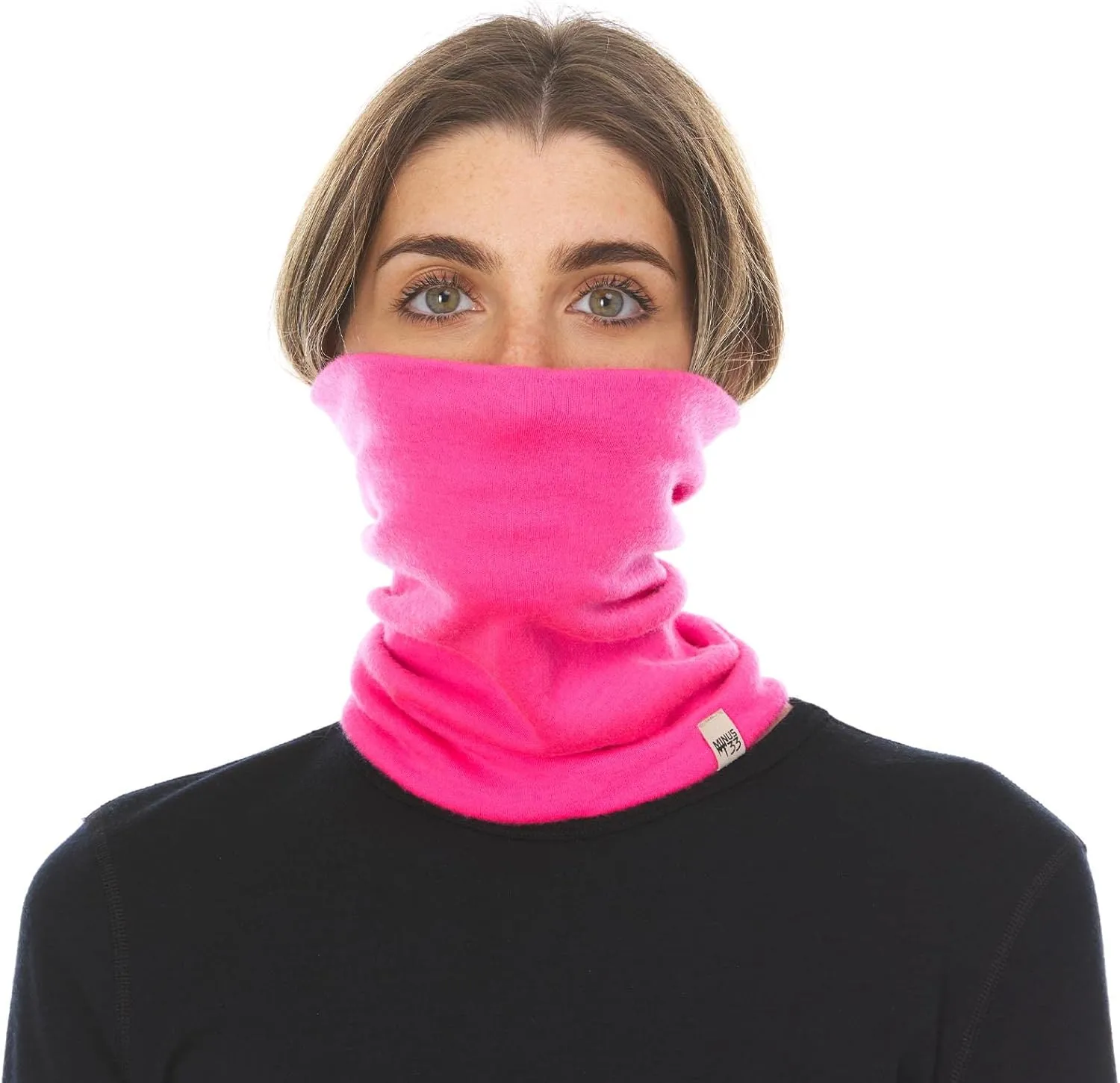 100% Merino Wool - Midweight Neck Gaiter - Skiing Neck Warmer - Winter Face Mask - Multipurpose Headwear