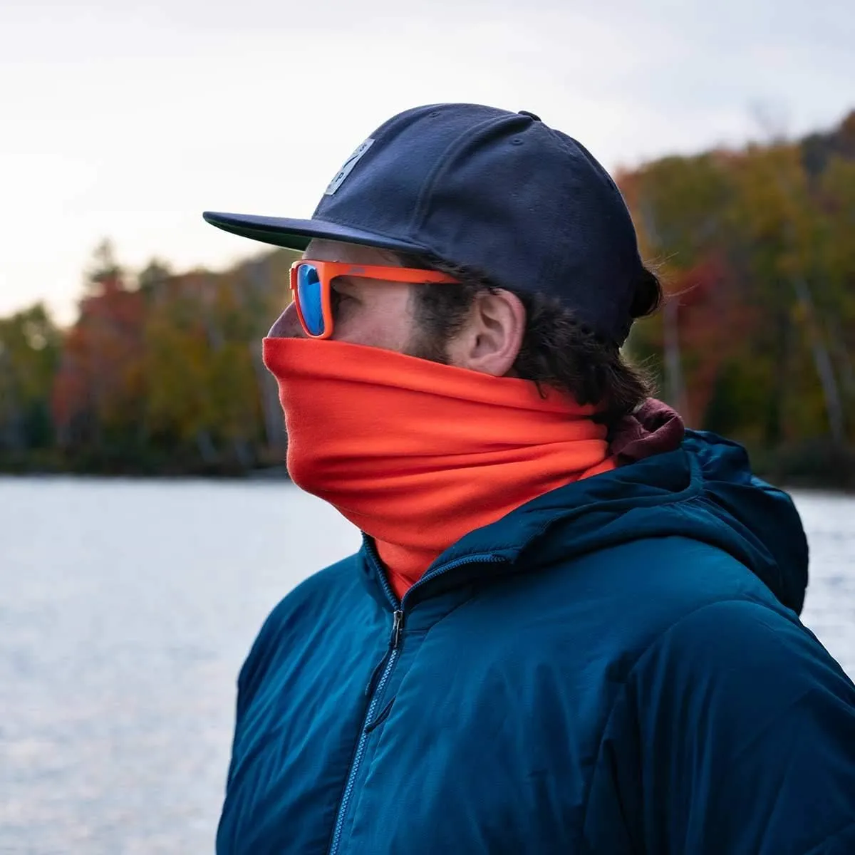100% Merino Wool - Midweight Neck Gaiter - Skiing Neck Warmer - Winter Face Mask - Multipurpose Headwear