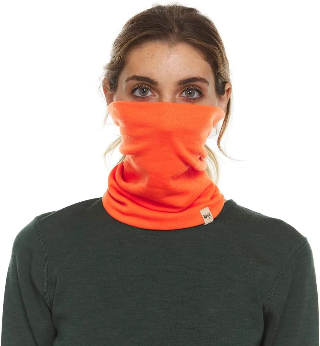 100% Merino Wool - Midweight Neck Gaiter - Skiing Neck Warmer - Winter Face Mask - Multipurpose Headwear