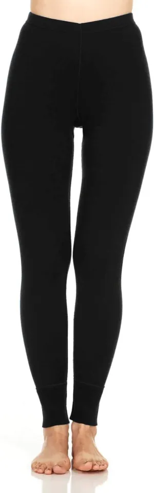 100% Merino Wool Women's Base Layer Bottoms - Thermal Underwear - No Itch Renewable Fabric