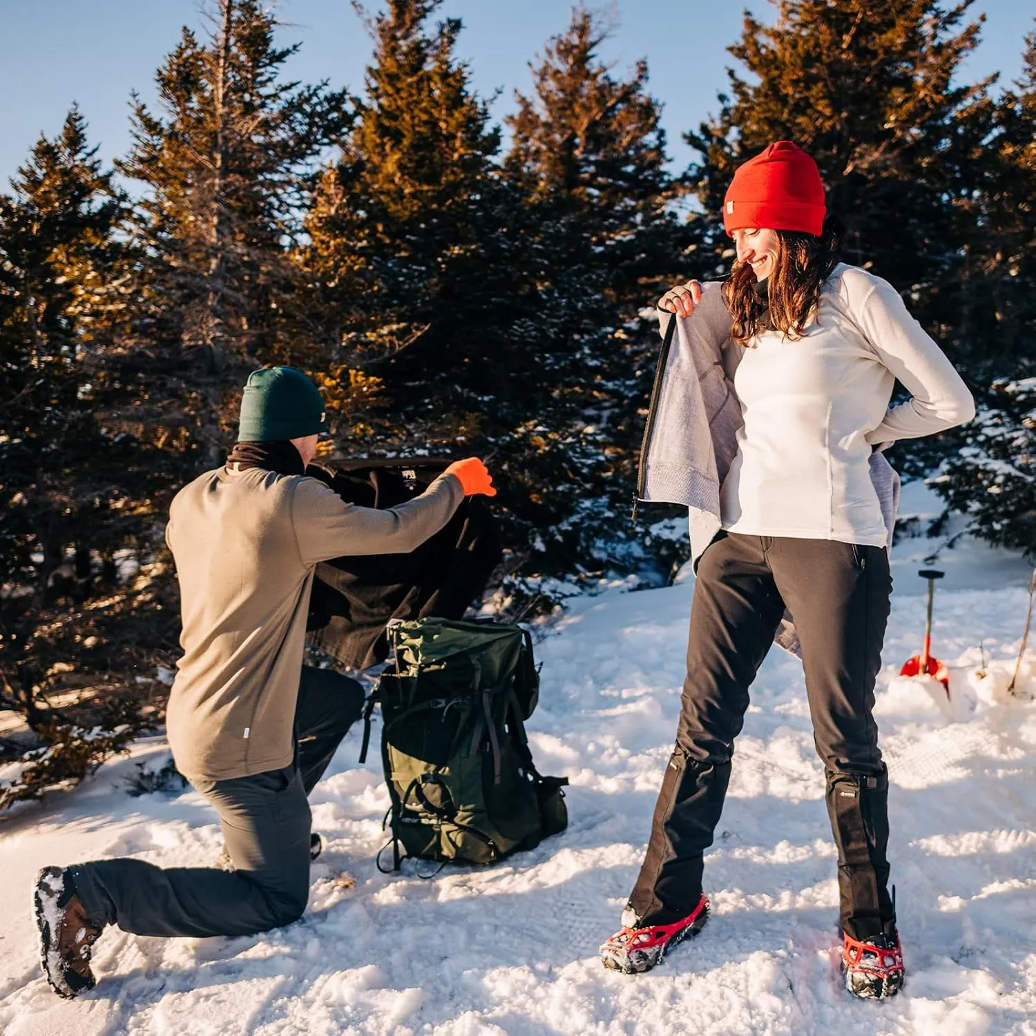 100% Merino Wool - Women's Midweight Base Layer - Long Sleeve Crew