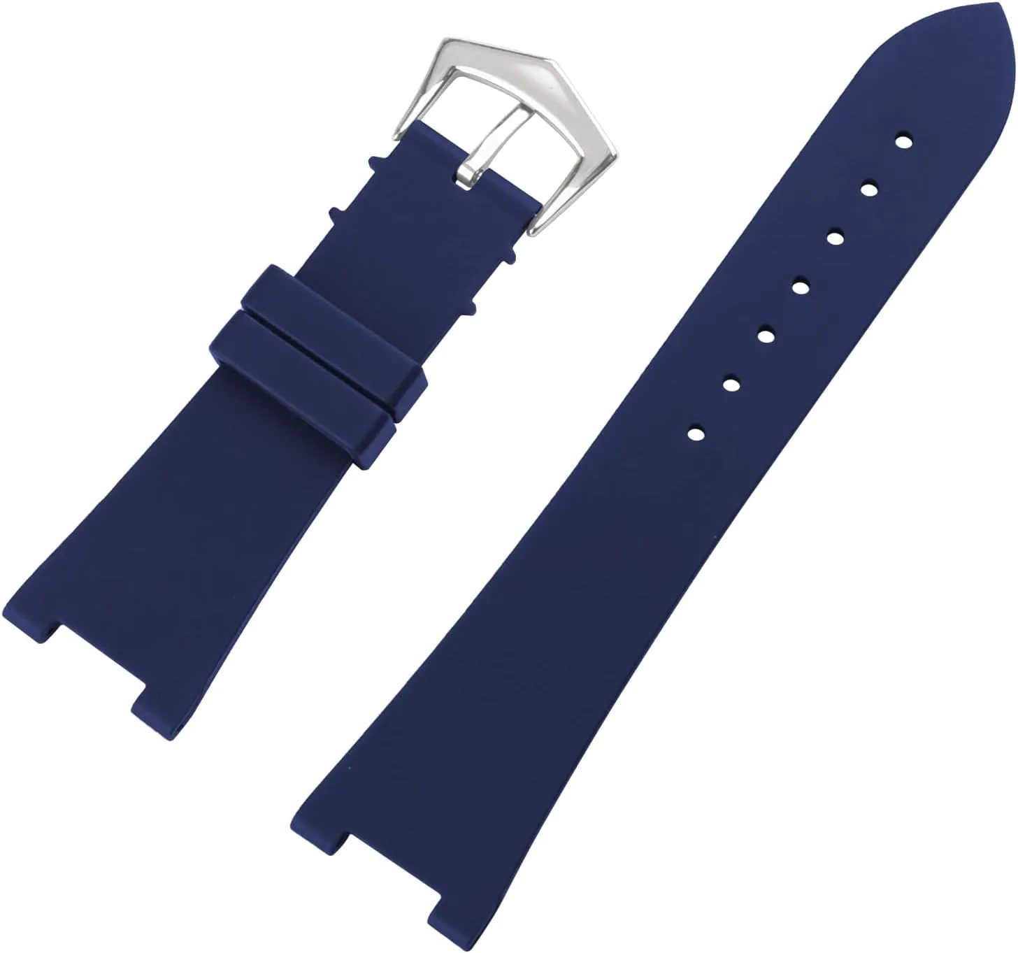 13mm x25mm Resin Watch Band replacement for Patek Philippe Nautilus PP 5711 1A010 5712 5712G 5726 5980 Strap Wirstband accessories for Men and Women