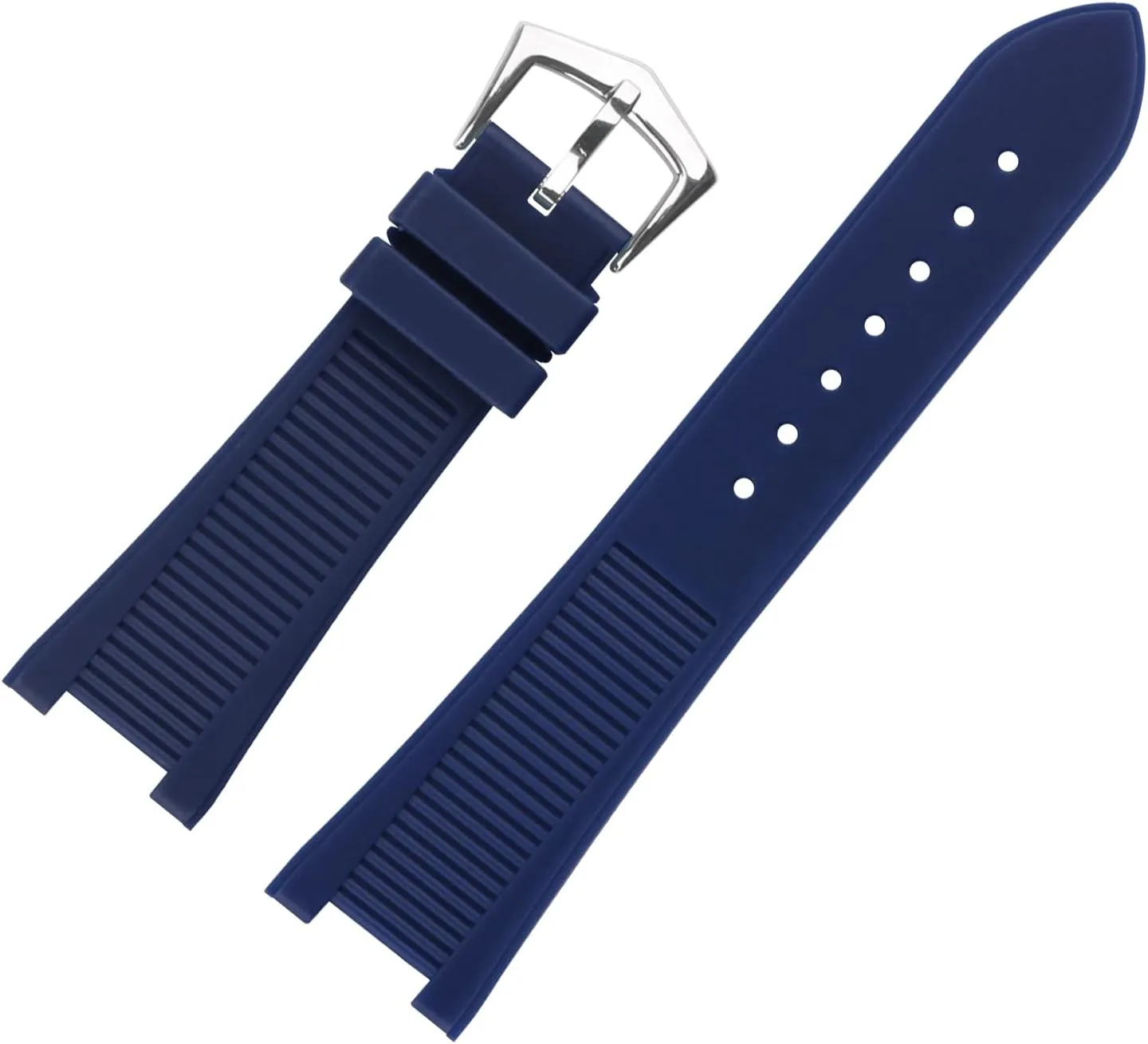 13mm x25mm Resin Watch Band replacement for Patek Philippe Nautilus PP 5711 1A010 5712 5712G 5726 5980 Strap Wirstband accessories for Men and Women