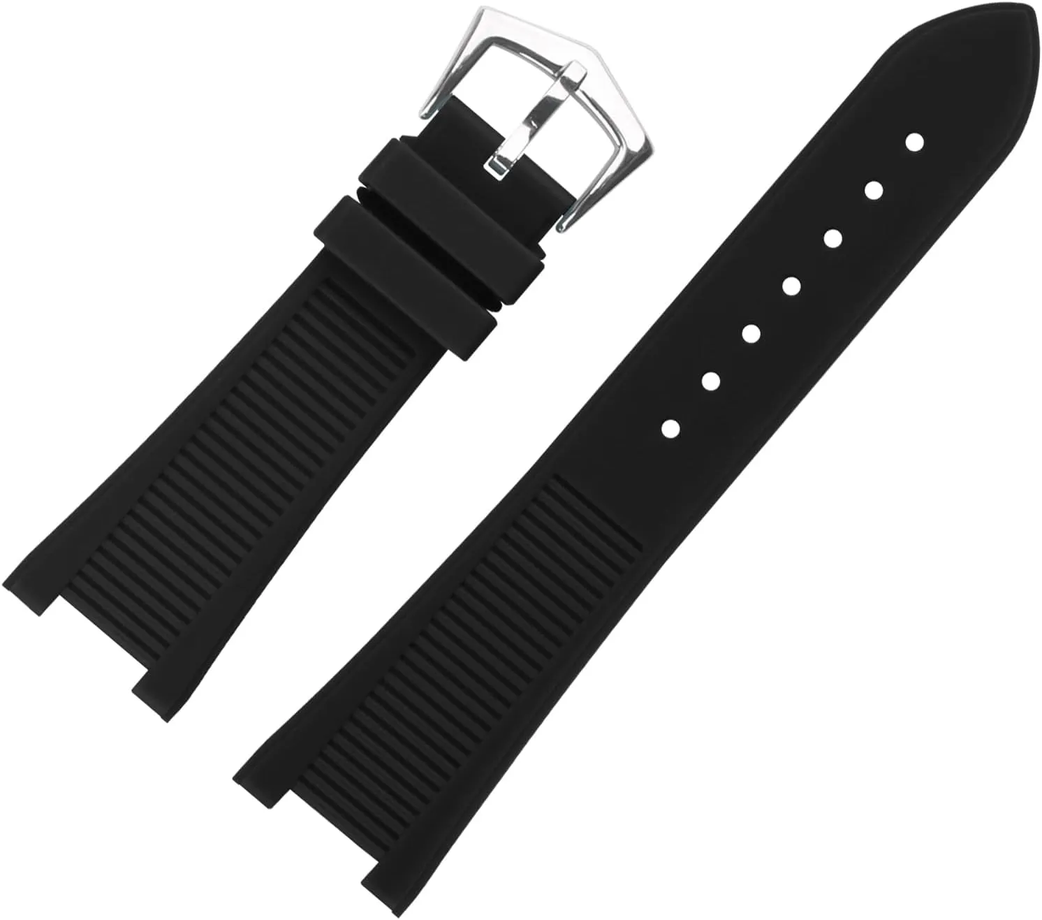 13mm x25mm Resin Watch Band replacement for Patek Philippe Nautilus PP 5711 1A010 5712 5712G 5726 5980 Strap Wirstband accessories for Men and Women