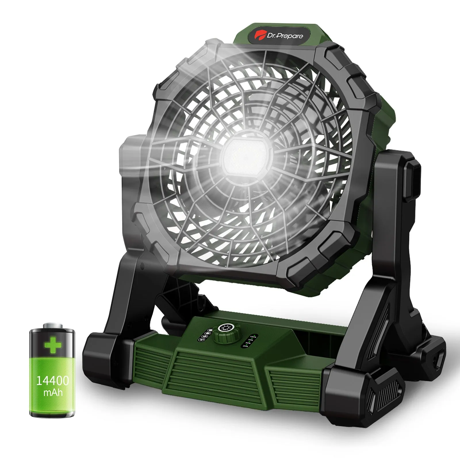 14400mAh Rechargeable Camping Fan