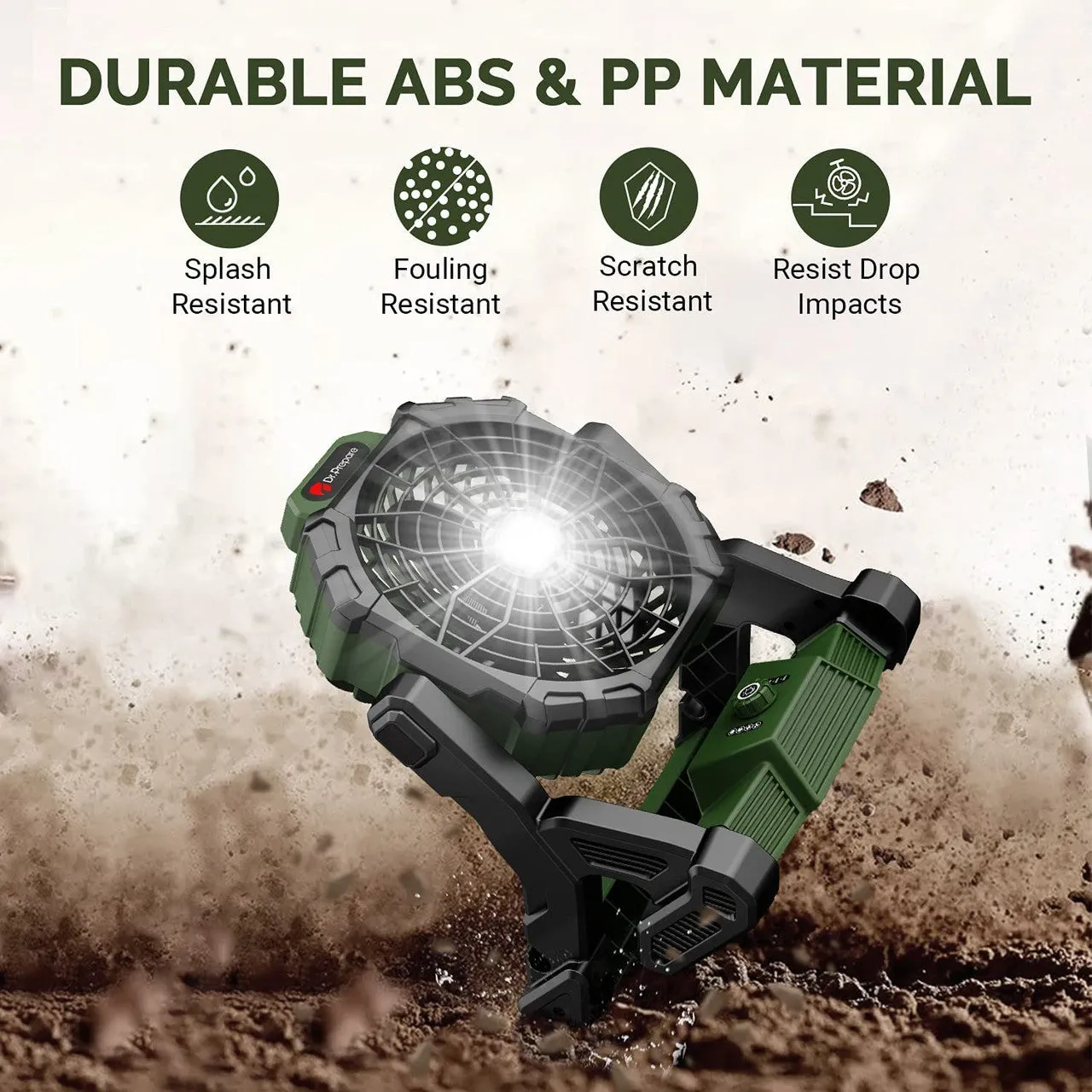 14400mAh Rechargeable Camping Fan