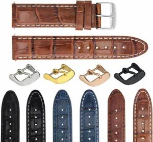 18-19-20-22-24MM Genuine Leather Watch Band Strap for BREITLING Watch