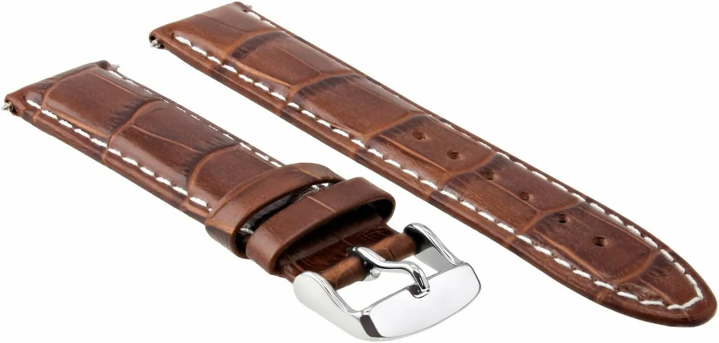 18-19-20-22-24MM Genuine Leather Watch Band Strap for BREITLING Watch