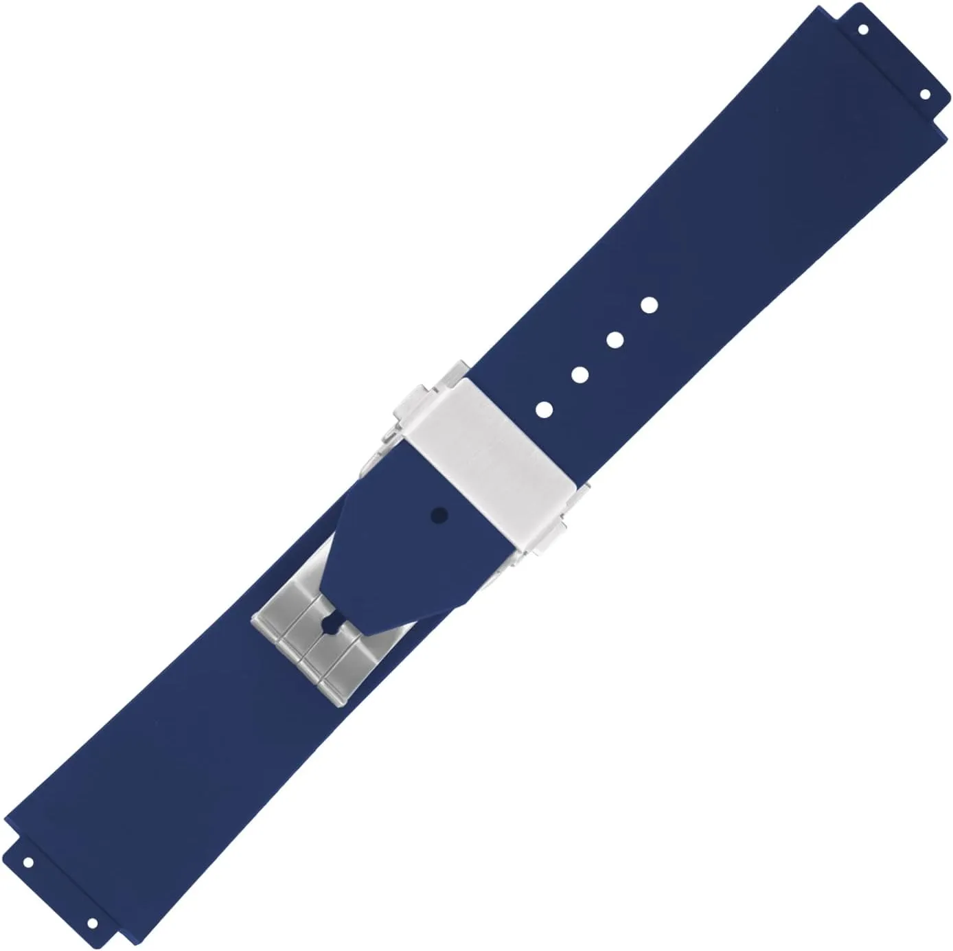 19mm*25mm*22mm Rubber Watch Band replacement for Hublot Big Bang 25 mm Diamond Pattern Silicone Strap Wirstband accessories with Buckle for Men and Women