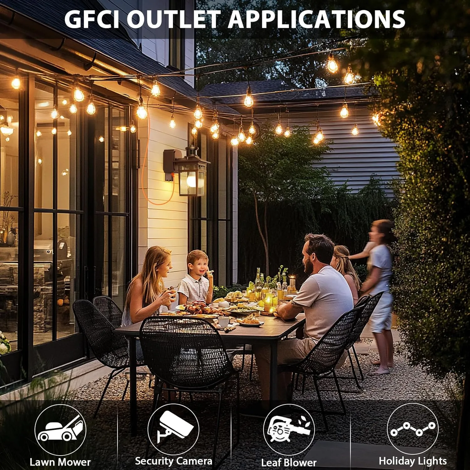 2 Pack Porch Lights with GFCI Outlet,Bronze Dusk to Dawn Motion Sensor Outdoor Light,3-Mode Wall Exterior Lighting Fixture,Waterproof Outside Lights Sconce for House Front Door