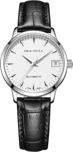 2022 Seagull Ladies Watch Casual Business Automatic Mechanical Watch Waterproof Leather Strap Buckle Female Watch