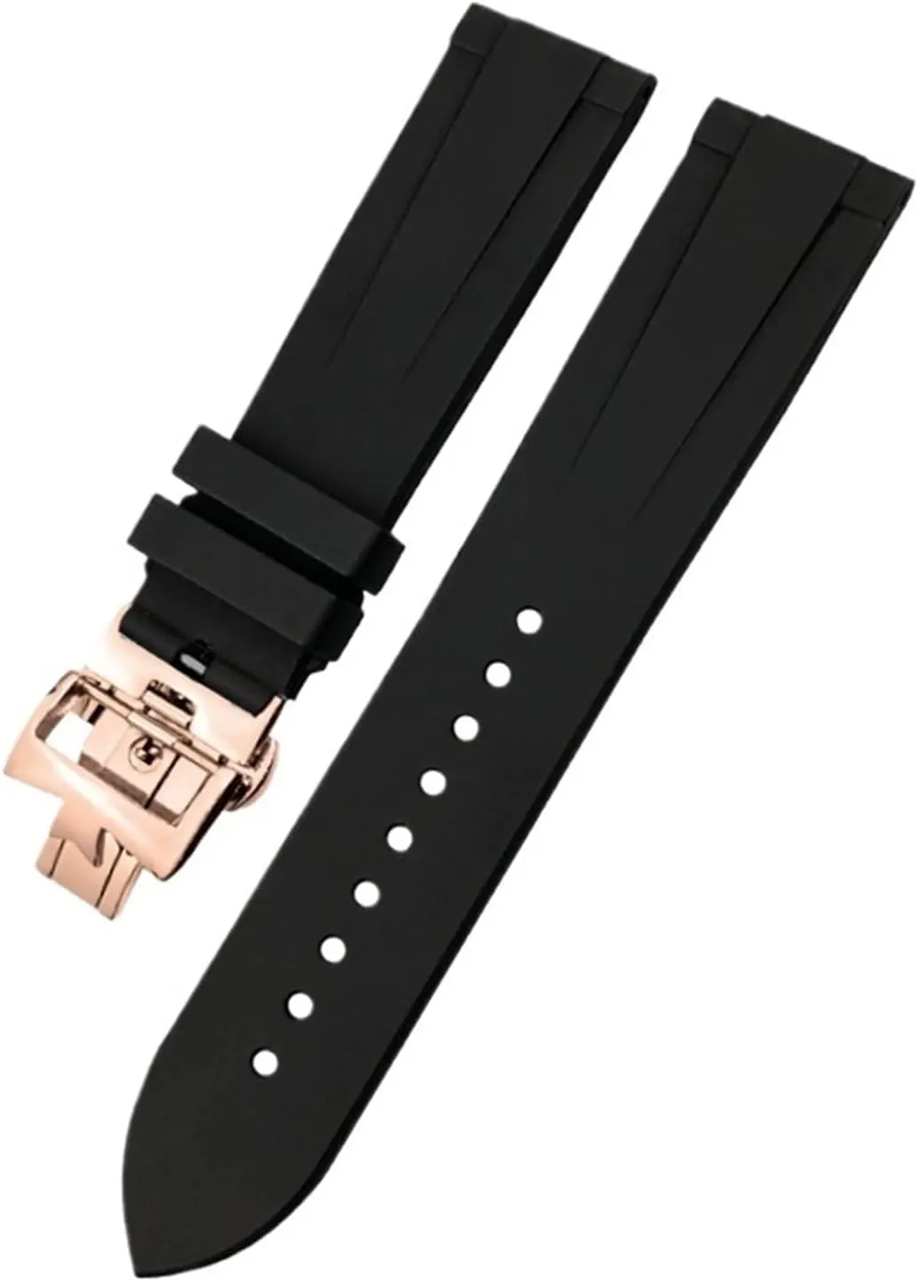 20mm 21mm 22mm Fluoros Rubber Watchband Fit for Vacheron Constantin Red Blue Black Waterproof Soft Watch Strap Bracelet