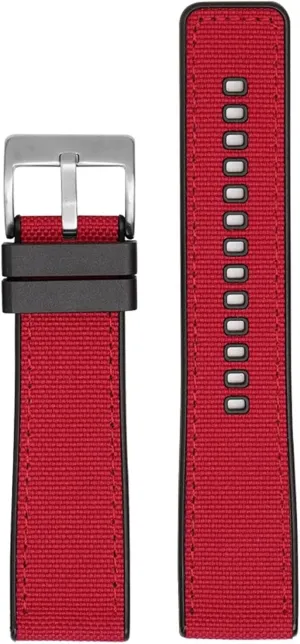 20mm 22mm 24mm Canvas Rubber Strap Quick Release Waterproof Watch Band for Men - Military Nylon Bracelet