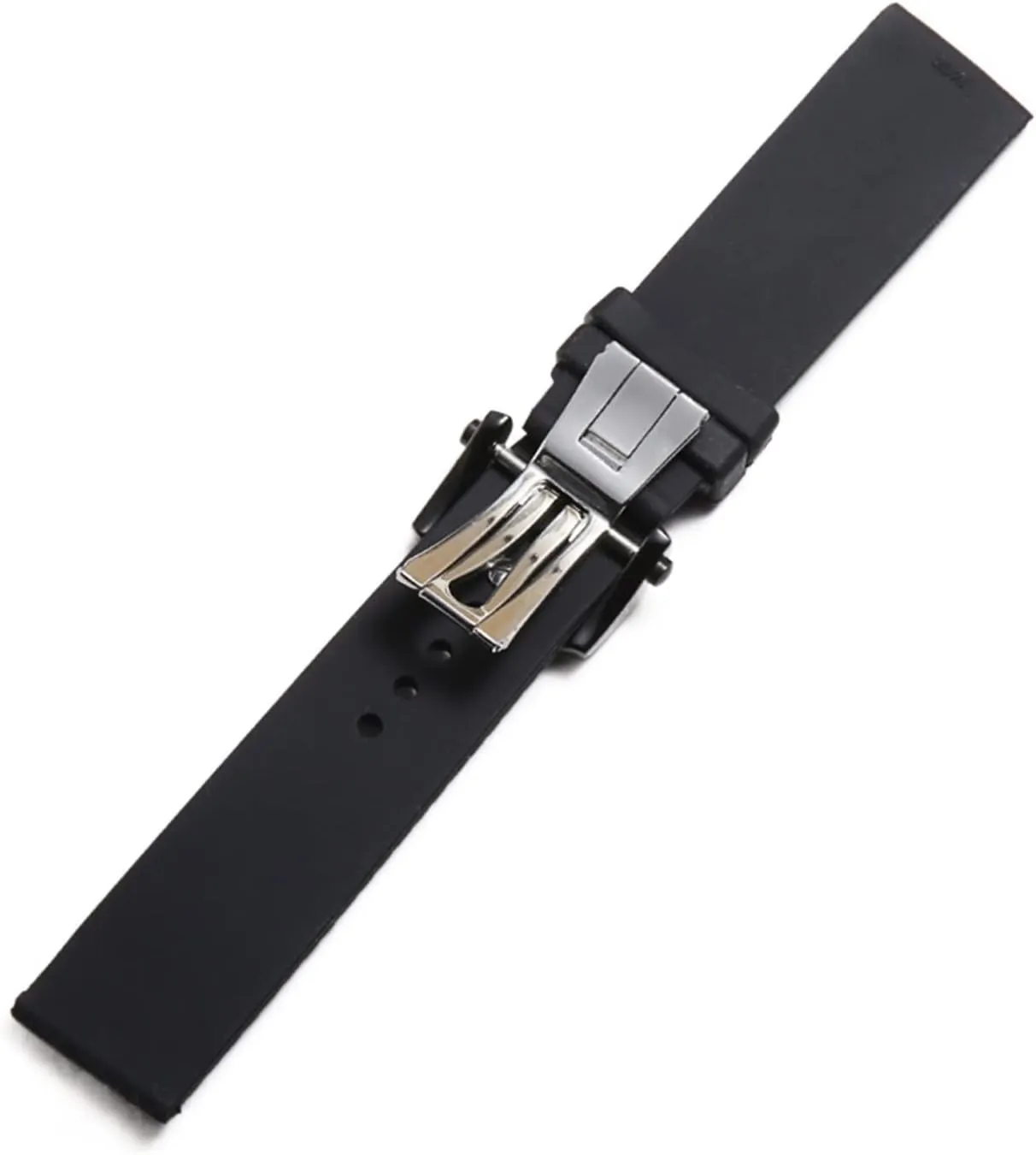 21 23mm Waterproof Rubber Watchband Compatible With Chopard Tyre Texture Silicone Watch Strap Black Men Women Tape Wrist Bracelet Logo On watch band