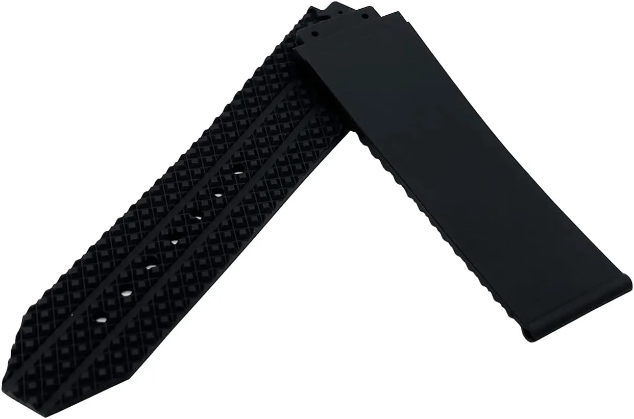 21mm 25mm Rubber Watch Band Replacement Strap Waterproof with Tool for Hublot Big Bang