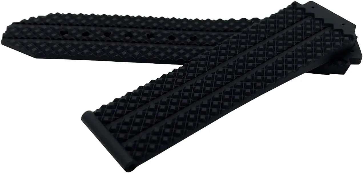 21mm 25mm Rubber Watch Band Replacement Strap Waterproof with Tool for Hublot Big Bang