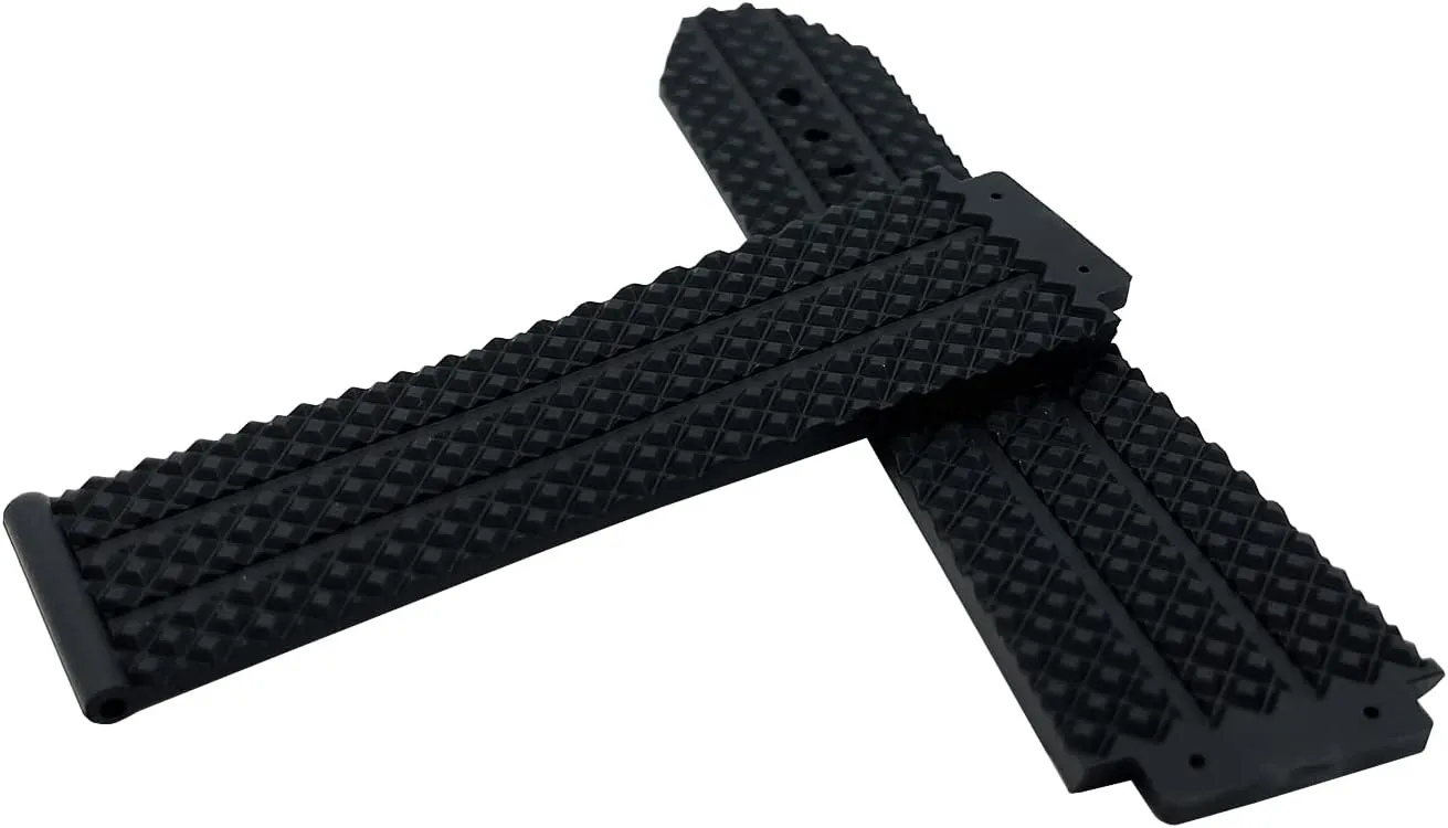 21mm 25mm Rubber Watch Band Replacement Strap Waterproof with Tool for Hublot Big Bang