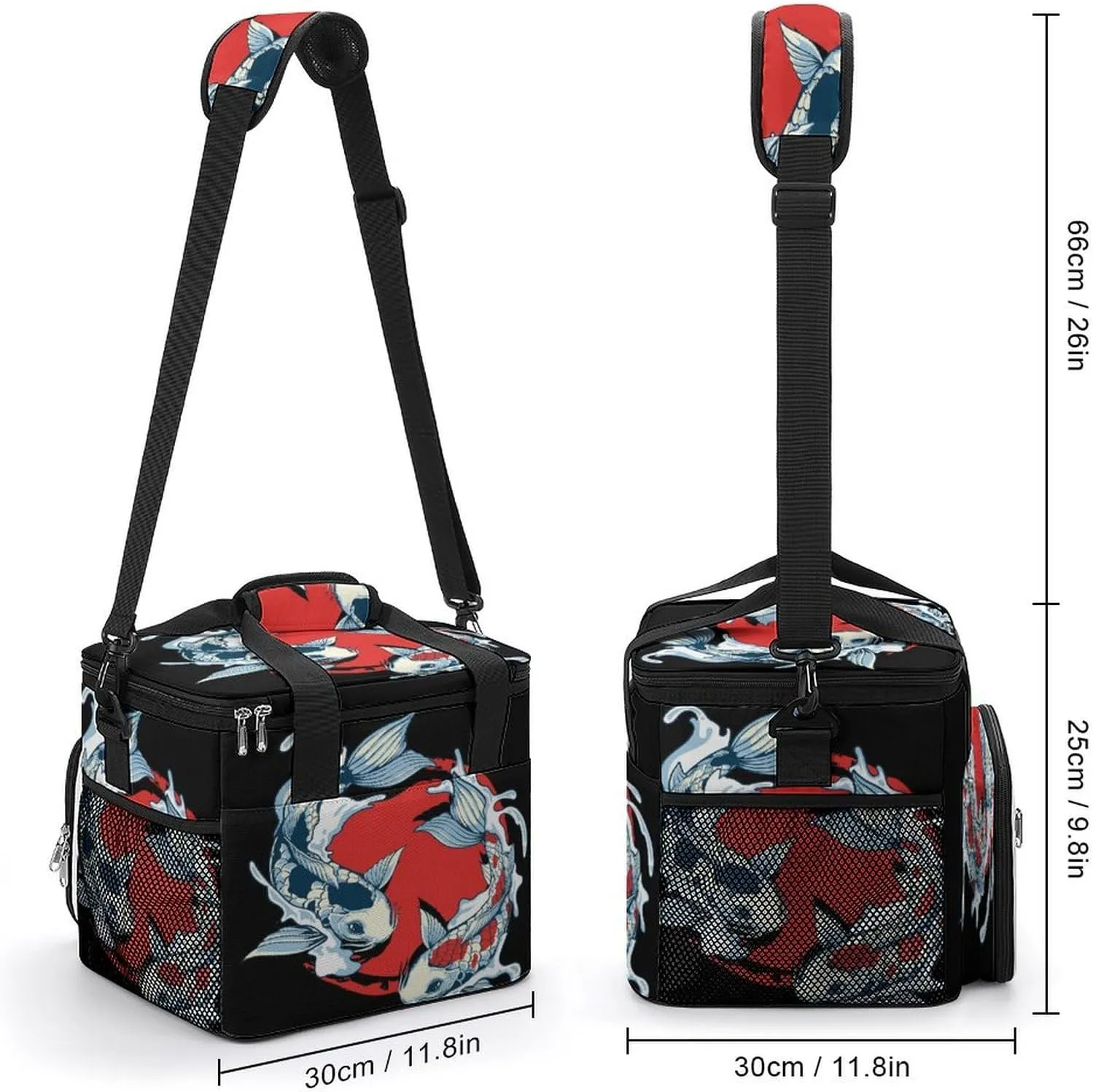 22.5L Waterproof Soft Cooler BagInsulated Lunch Box for Camping Fishing Beach Road Trips