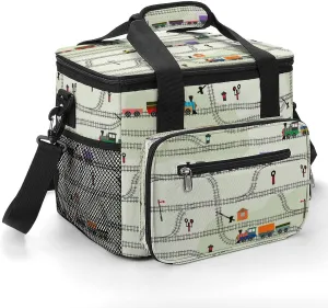 22.5L Waterproof Soft Cooler BagInsulated Lunch Box for Camping Fishing Beach Road Trips