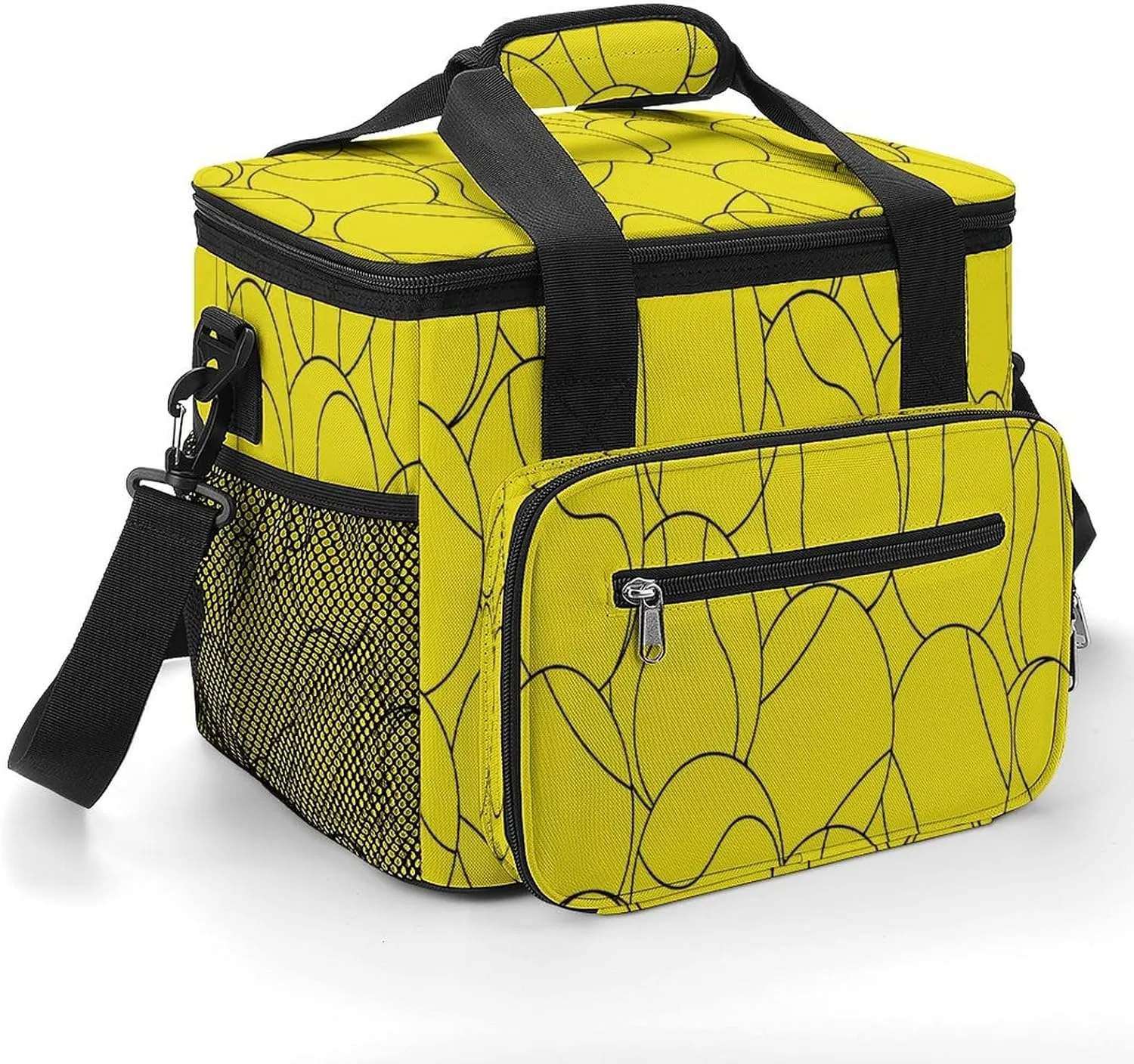 22.5L Waterproof Soft Cooler BagInsulated Lunch Box for Camping Fishing Beach Road Trips