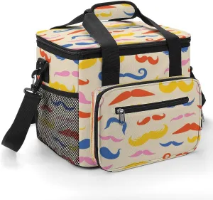 22.5L Waterproof Soft Cooler BagInsulated Lunch Box for Camping Fishing Beach Road Trips