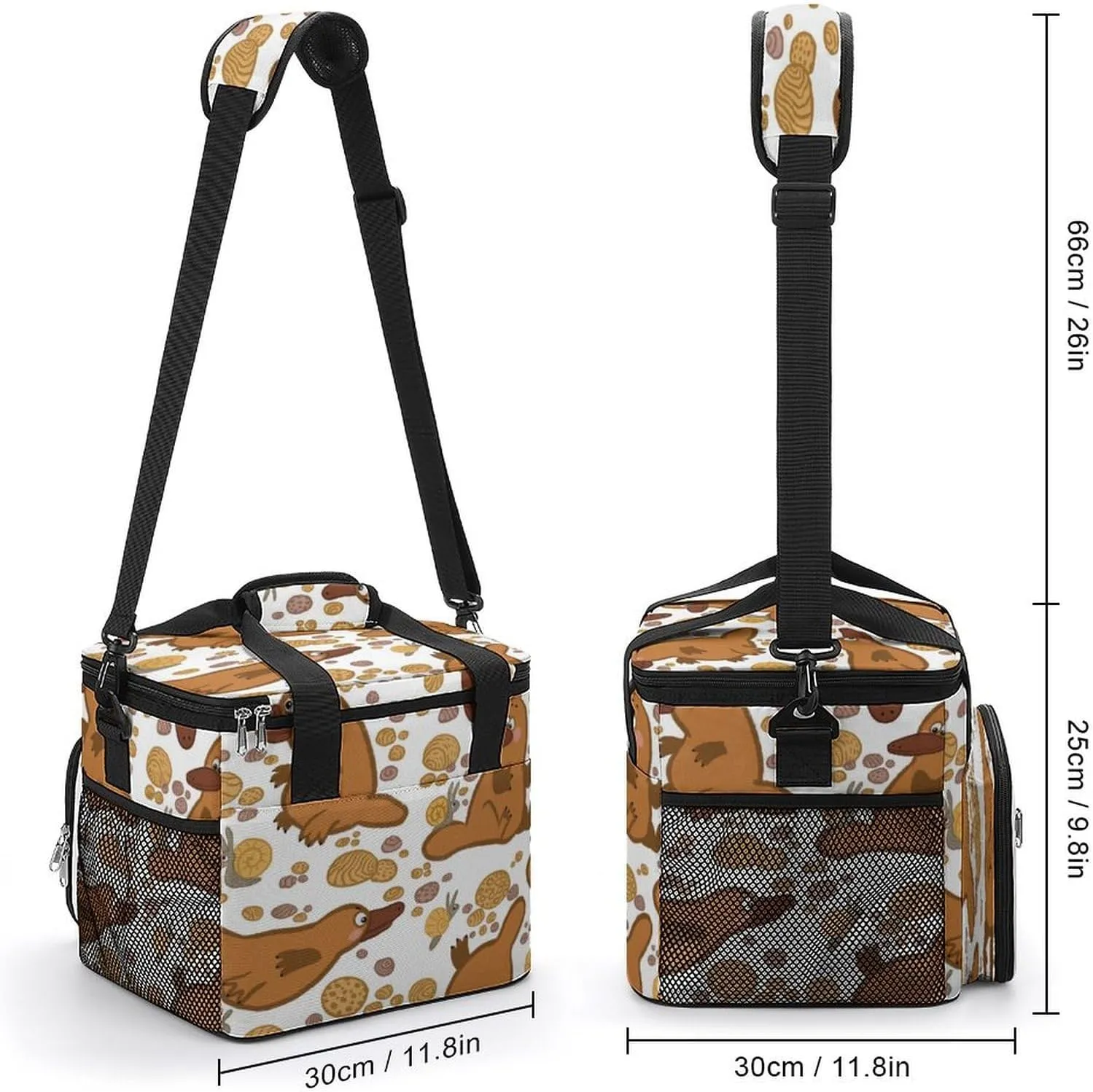 22.5L Waterproof Soft Cooler BagInsulated Lunch Box for Camping Fishing Beach Road Trips