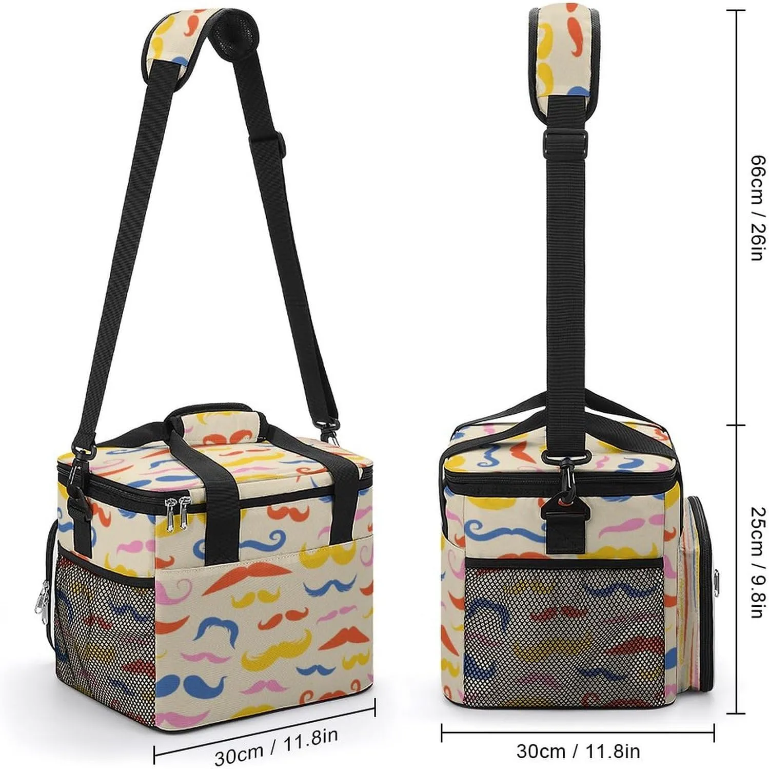 22.5L Waterproof Soft Cooler BagInsulated Lunch Box for Camping Fishing Beach Road Trips