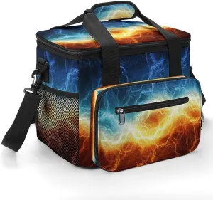 22.5L Waterproof Soft Cooler BagInsulated Lunch Box for Camping Fishing Beach Road Trips