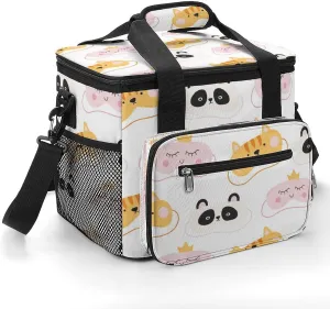 22.5L Waterproof Soft Cooler BagInsulated Lunch Box for Camping Fishing Beach Road Trips