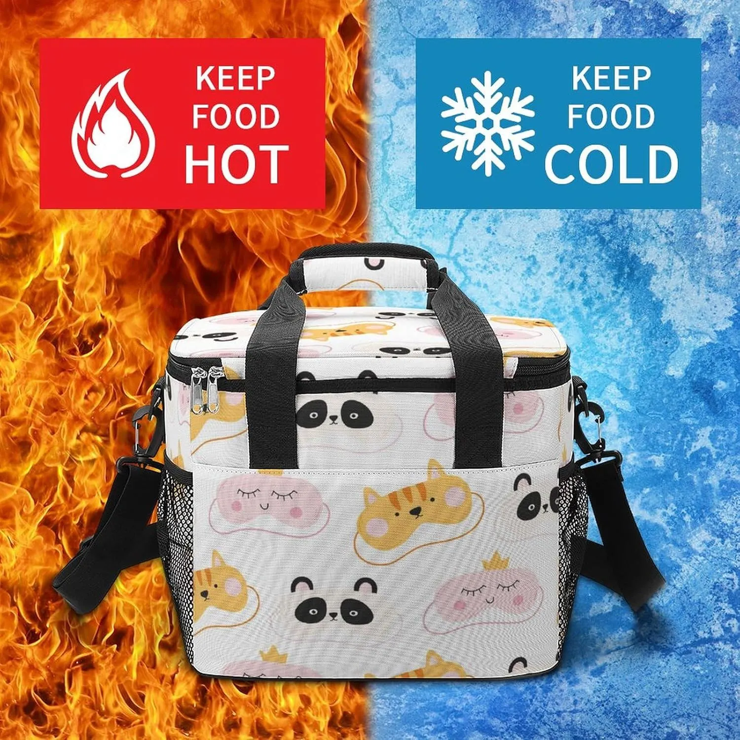 22.5L Waterproof Soft Cooler BagInsulated Lunch Box for Camping Fishing Beach Road Trips