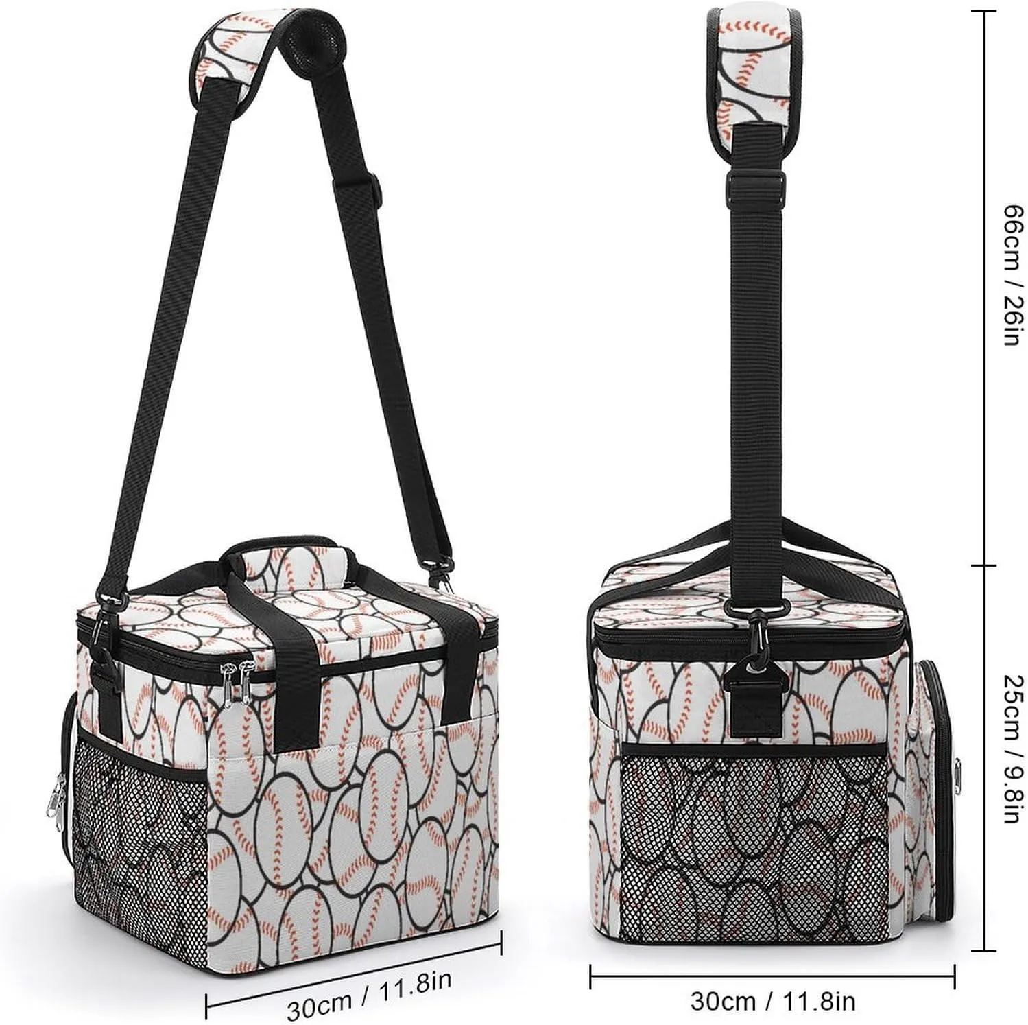 22.5L Waterproof Soft Cooler BagInsulated Lunch Box for Camping Fishing Beach Road Trips