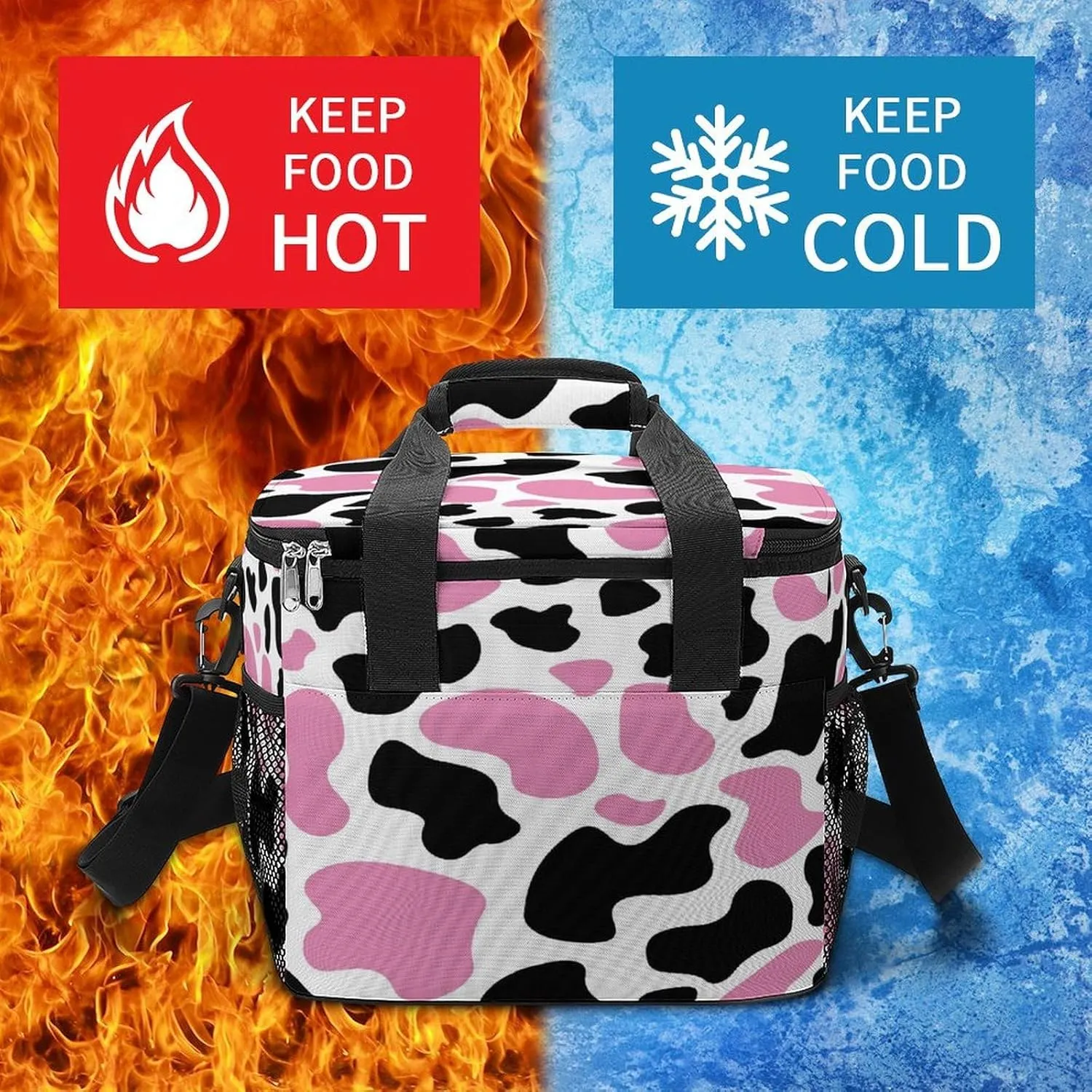 22.5L Waterproof Soft Cooler BagInsulated Lunch Box for Camping Fishing Beach Road Trips