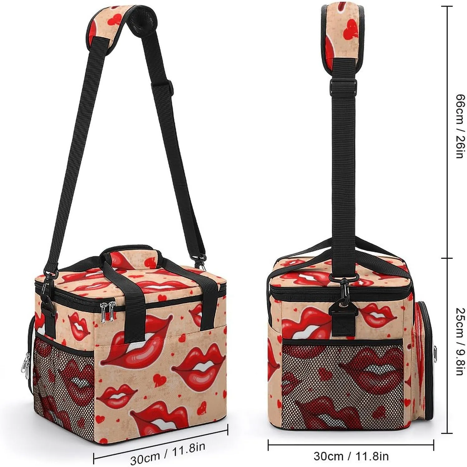 22.5L Waterproof Soft Cooler BagInsulated Lunch Box for Camping Fishing Beach Road Trips