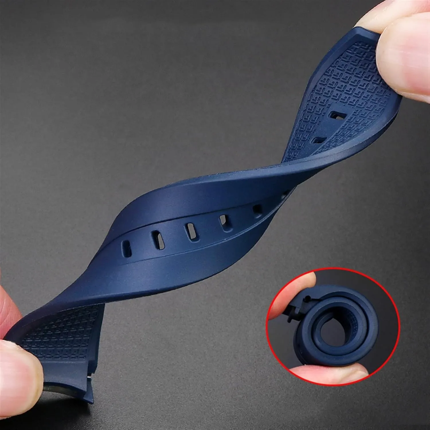 22mm Silicone Watch Bands For Tissot T120417 T120407 Quartz Dial Rubber Sport Men Watch Strap Watchband Waterproof