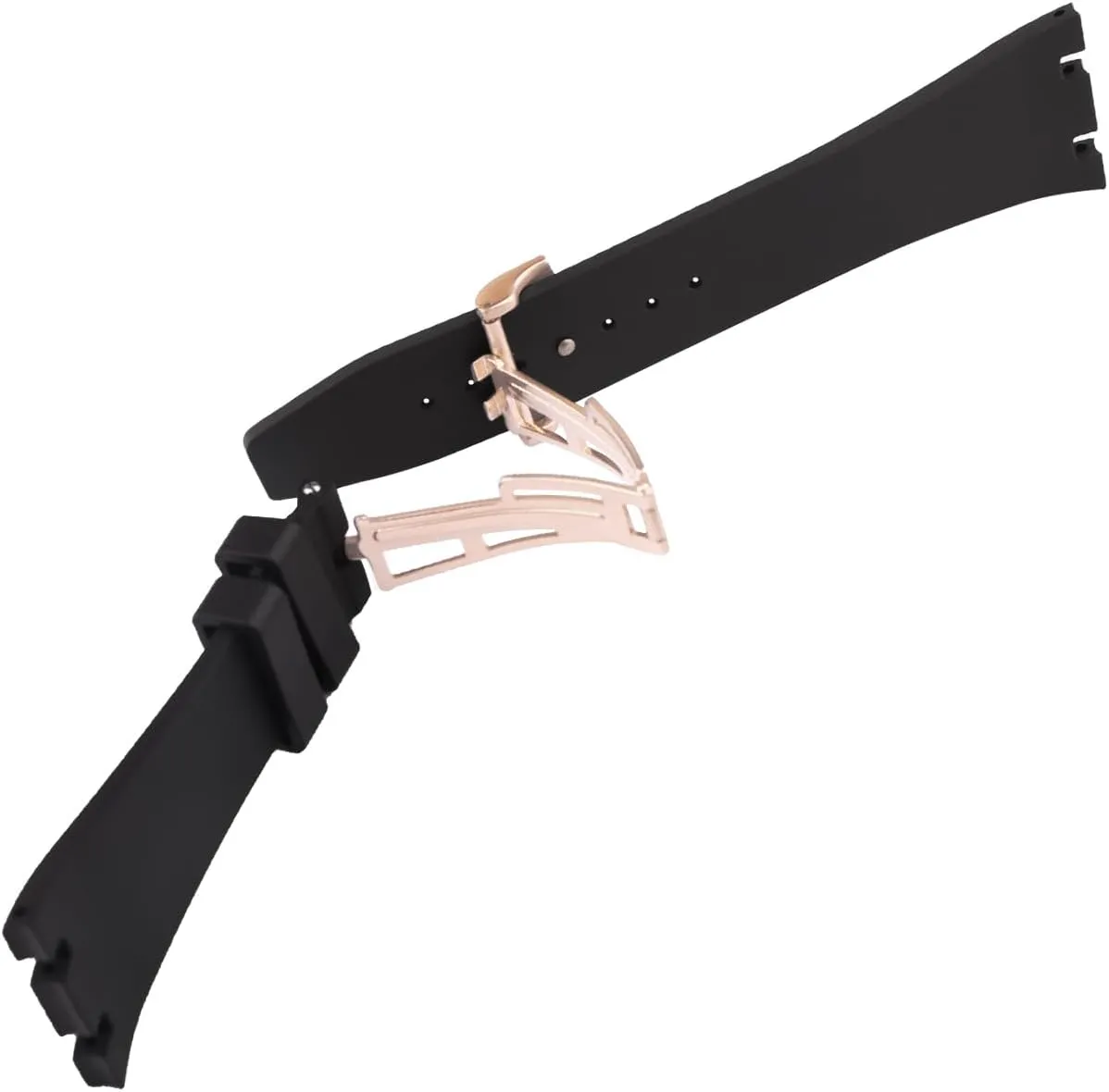 26mm Rubber Watch Band replacement for Audemars Piguet Royal Oak Offshore AP 15703 15710 15400 26470 26400 Silicone Strap Wirstband accessories for Men and Women