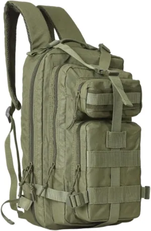 30L Waterproof Military Tactical Backpack Assault Bag Hiking Backpack MOLLE Outdoors Camping Trekking Rucksack - Green
