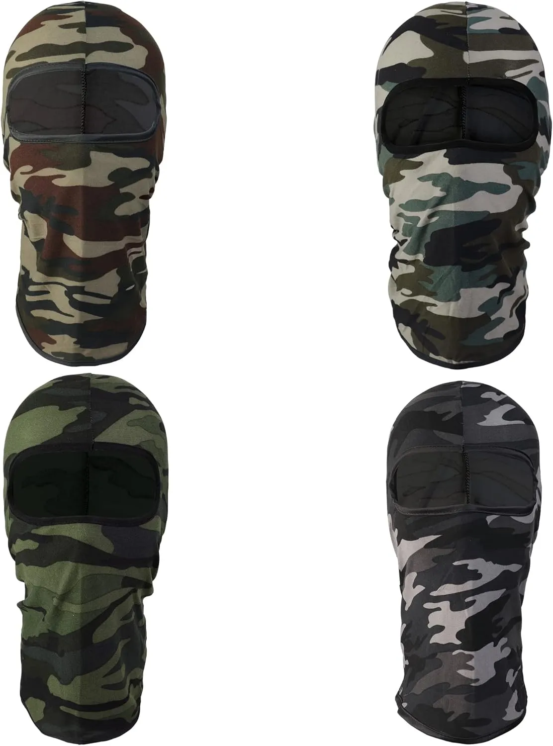 3/12 Pack Balaclava Face Mask Cover Multipurpose Full Ninja Mask Motorcycle Cycling Outdoor Sport Ski Active