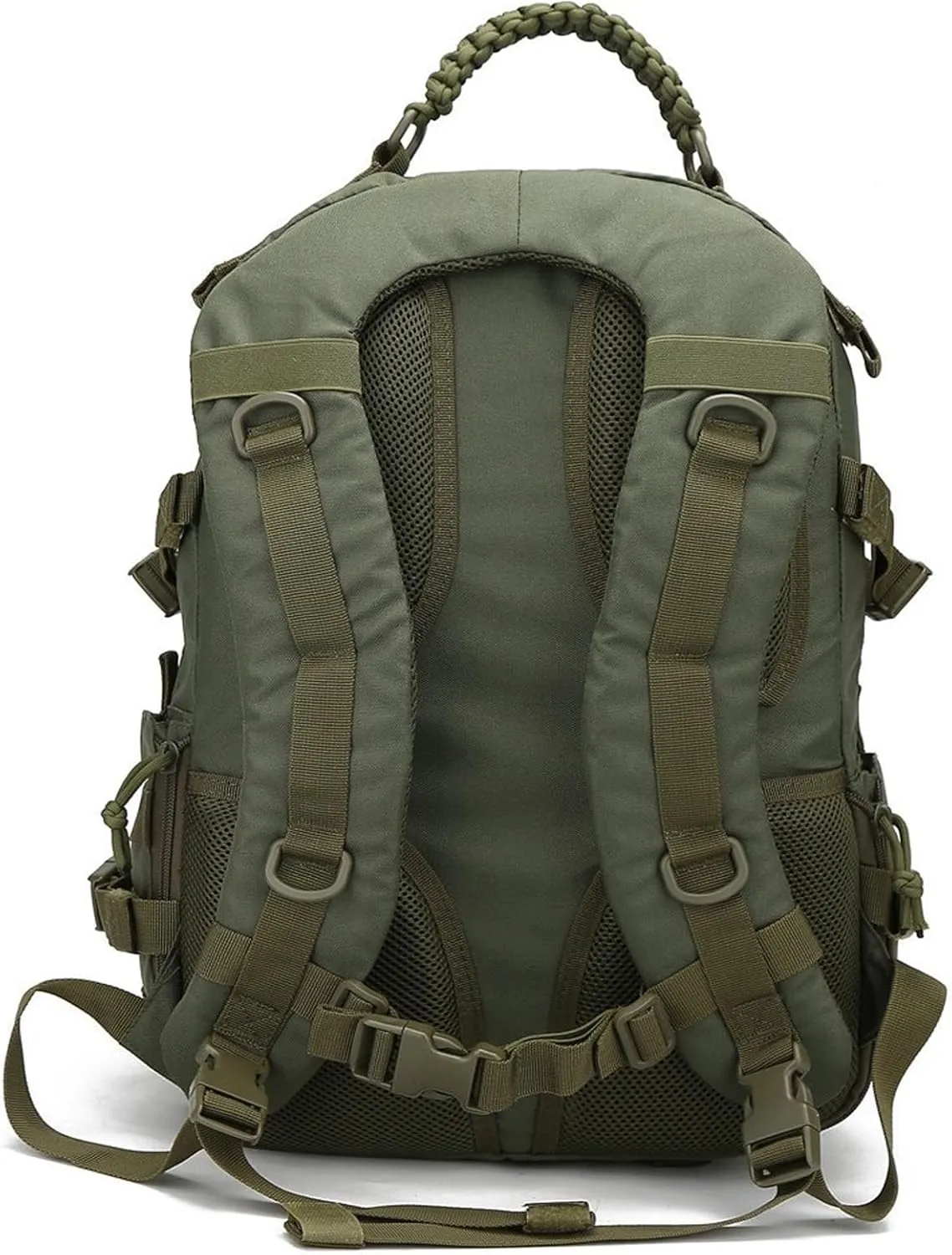 35L 1000D Nylon Camping Backpack Waterproof Trekking Fishing Hunting Bag Outdoor Tactical Molle Climbing Rucksack Bag (black)