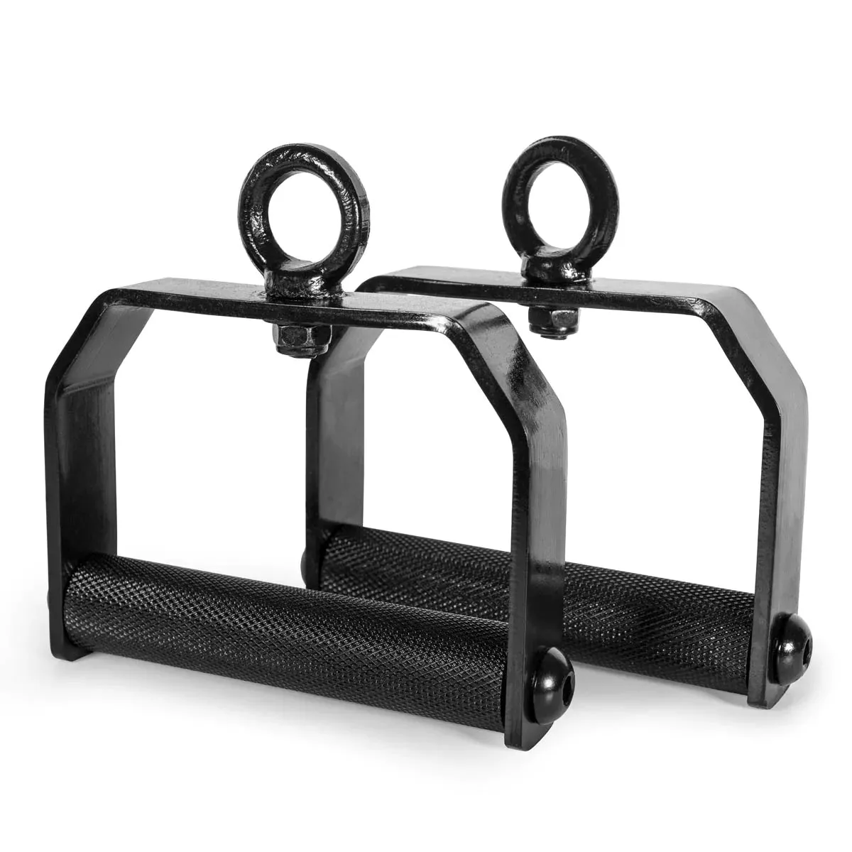 360° Rotating Handles - Knurled /w Heavy-Duty Carabiner