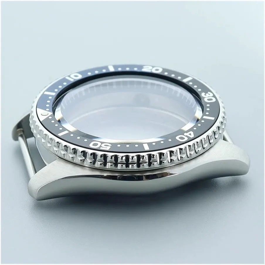 42.5mm Watch Case Sapphire Glass blue chapter Ring 3.8 o'clock For Seiko NH35 NH36 NH34NH38 4R36 Movement 28.5mmDial Watch case