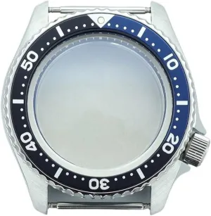 42.5mm Watch Case Sapphire Glass blue chapter Ring 3.8 o'clock For Seiko NH35 NH36 NH34NH38 4R36 Movement 28.5mmDial Watch case